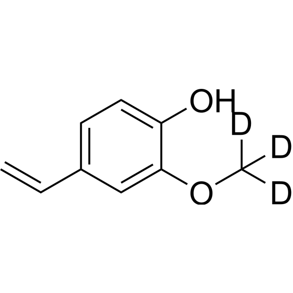 2-(Methoxy-d3)-4-vinylphenol 1335436-42-4